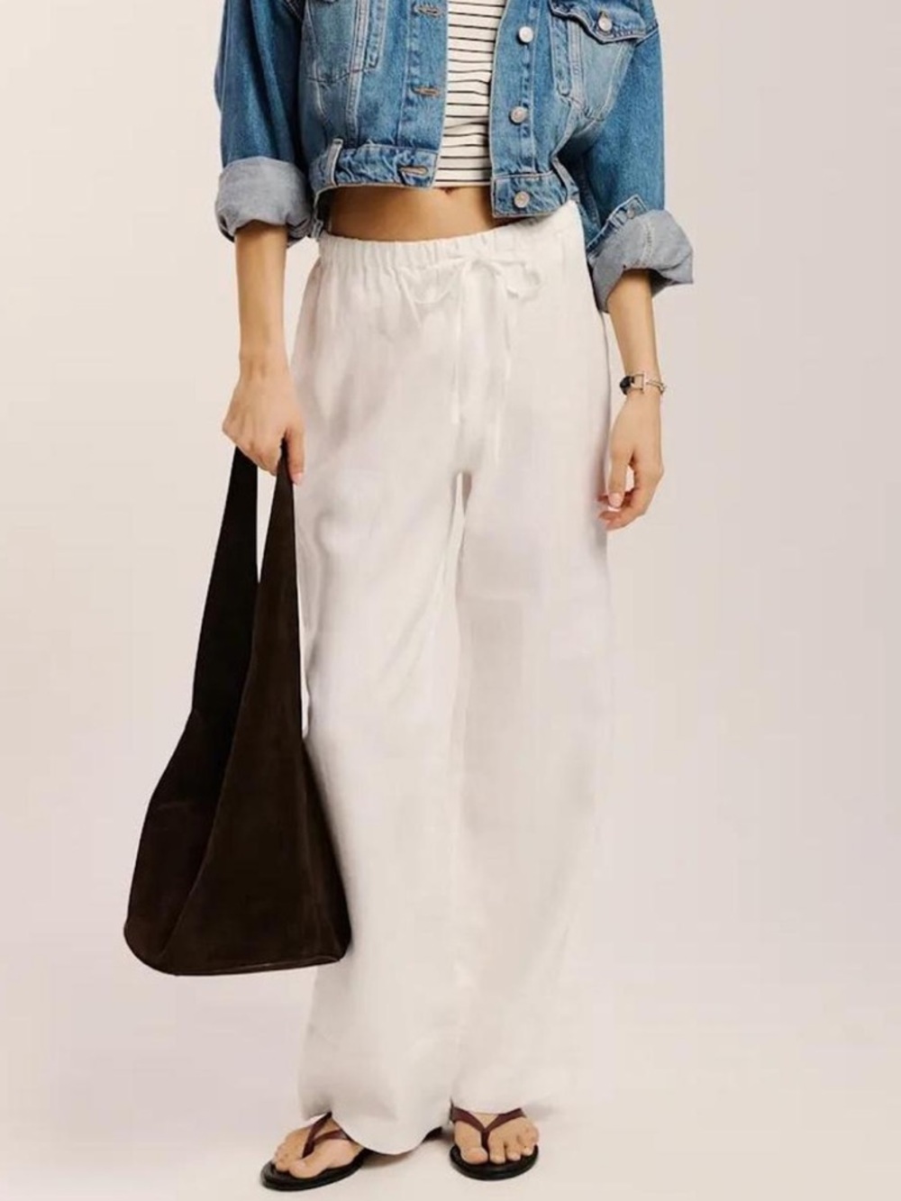 Reformation Petites Olina Linen Pant